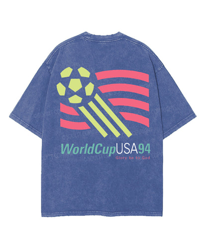 World Cup Double Sided Unisex Washed Christian T-shirt