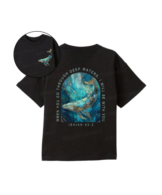 Kids I Will Be With You Double Sided Cotton Christian T-shirt