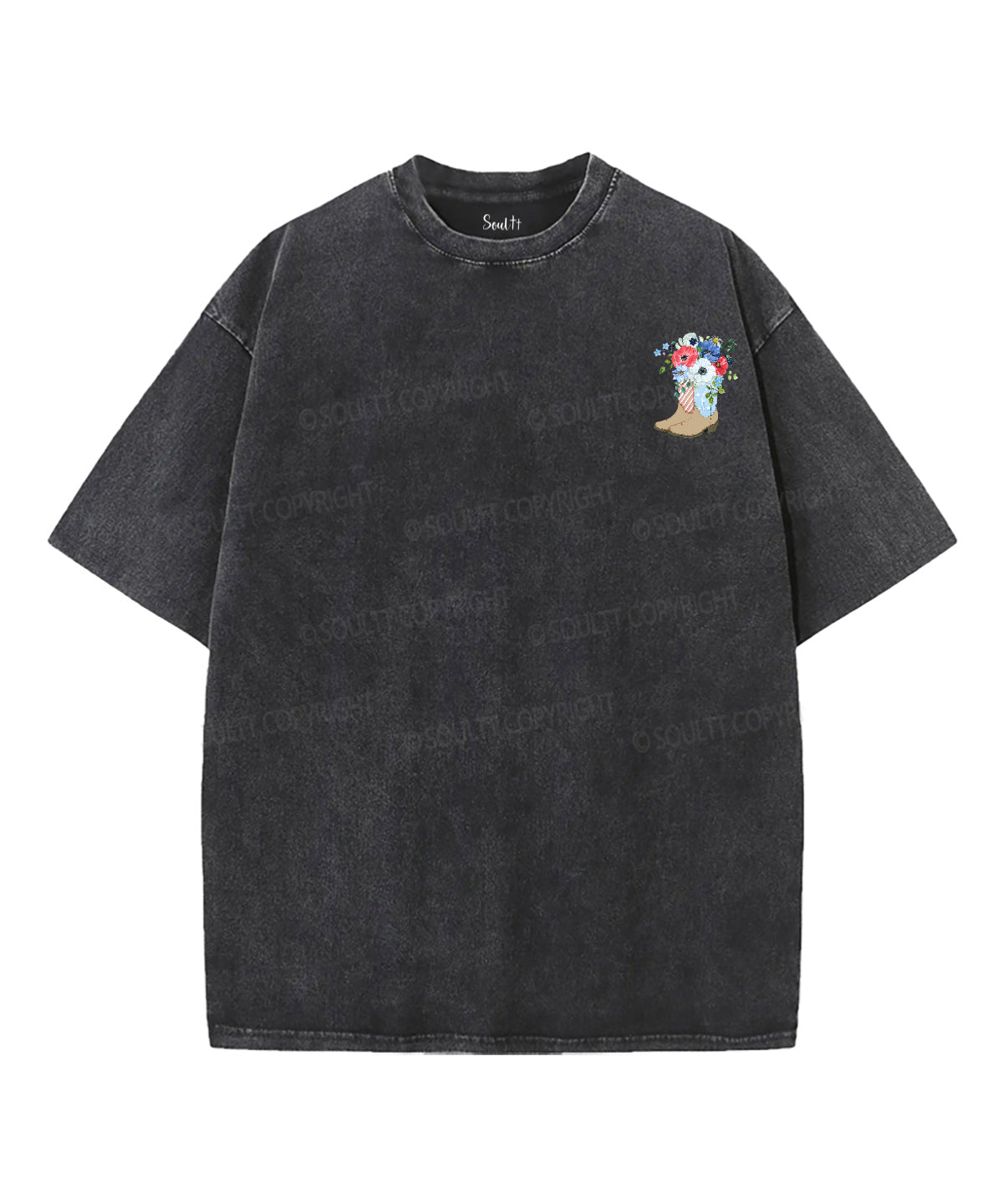 250 Years America Anniversary Double Sided Unisex Washed Christian T-shirt