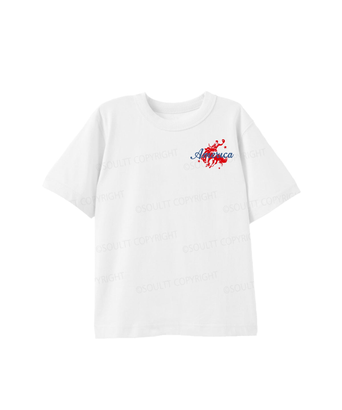 Kids 250 Years America Anniversary Double Sided Cotton Christian T-shirt