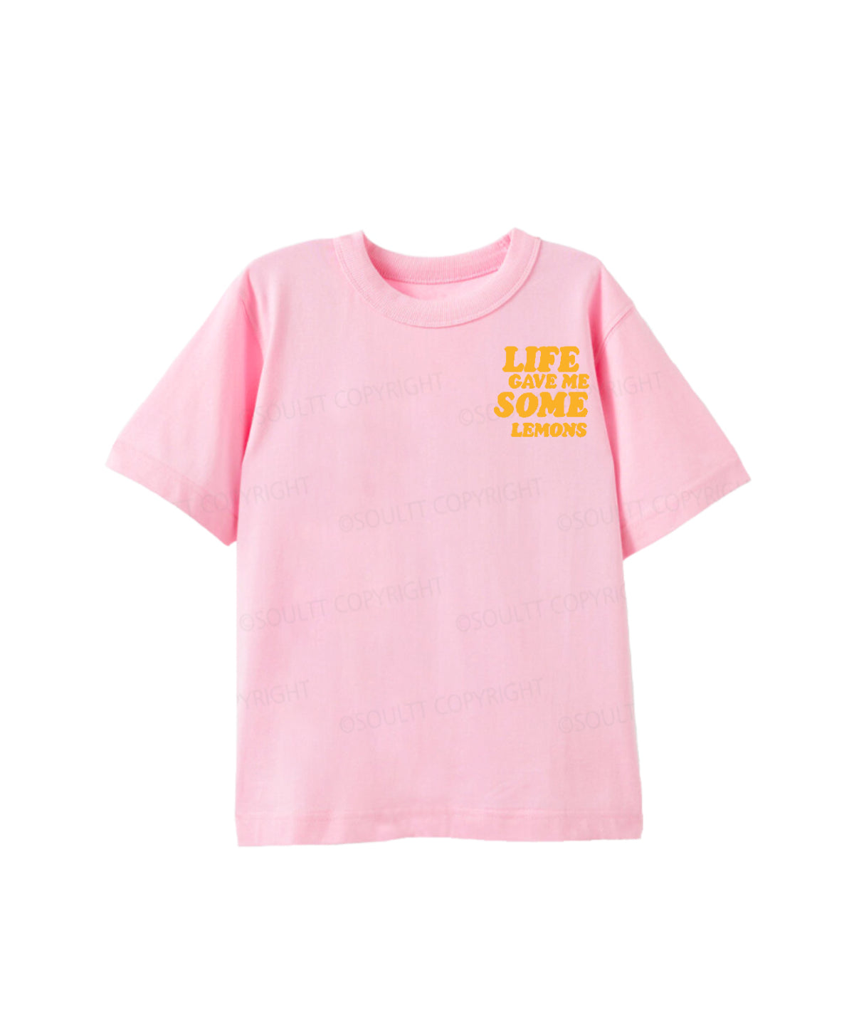Kids Life Gave Me Some Lemons Double Sided Cotton Christian T-shirt