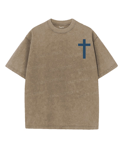 His Mercies Are New Every Morning Double Sided Unisex Washed Christian T-shirt