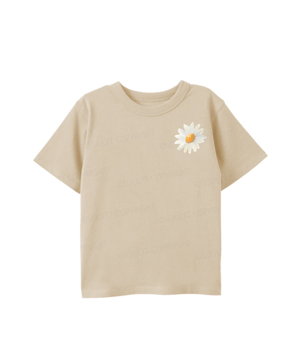 Kids Consider The Wildflowers Double Sided Cotton Christian T-shirt