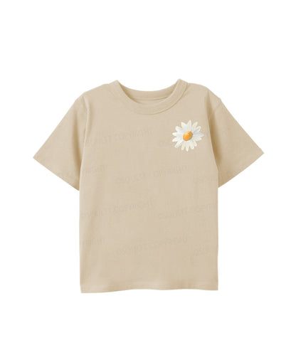 Kids Consider The Wildflowers Double Sided Cotton Christian T-shirt