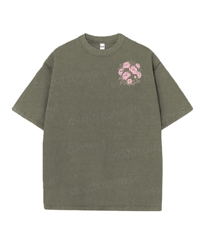 Rooted In Christ Double Sided Unisex Christian Washed T-Shirt & Shorts