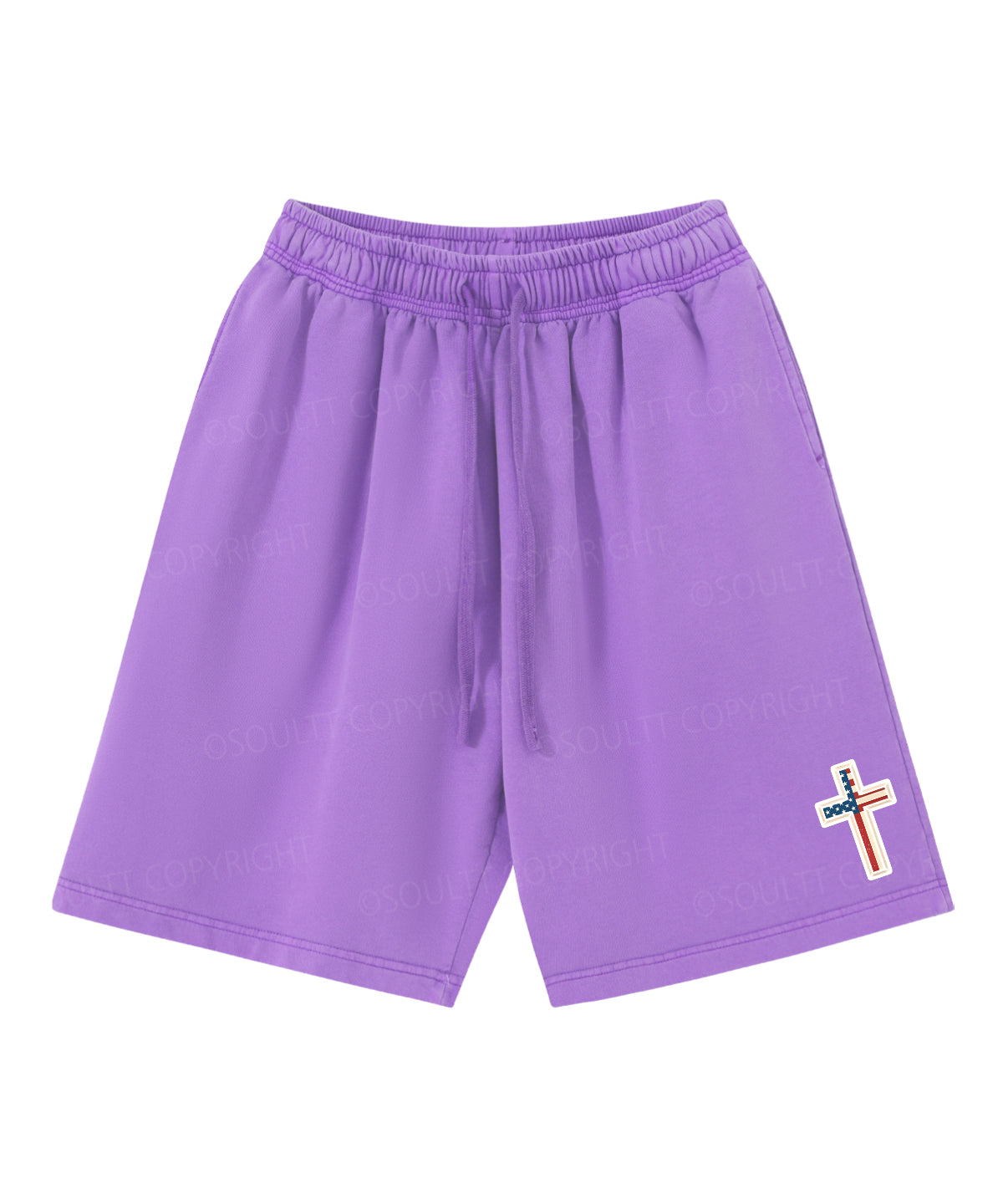 Hooked On Jesus Double Sided Unisex Christian Washed T-Shirt & Shorts
