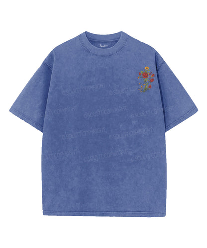 Homesick For Heaven Double Sided Unisex Washed Christian T-shirt