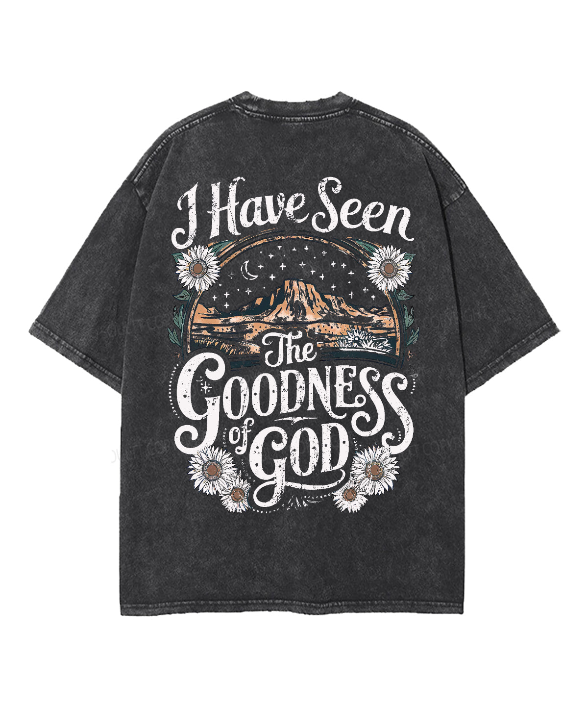 I Have Seen The Goodness Of God Double Sided Unisex Washed Christian T-shirt