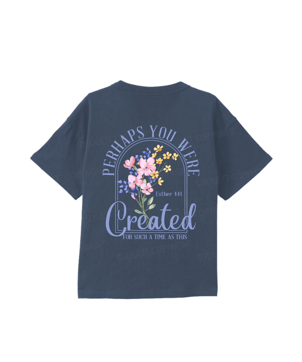 Kids Created For Such A Time Double Sided Cotton Christian T-shirt