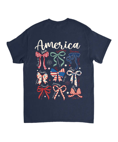 America Double Sided Unisex Cotton Christian T-Shirt