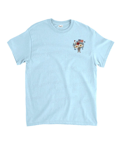 Faith Freedom Double Sided Unisex Cotton Christian T-Shirt