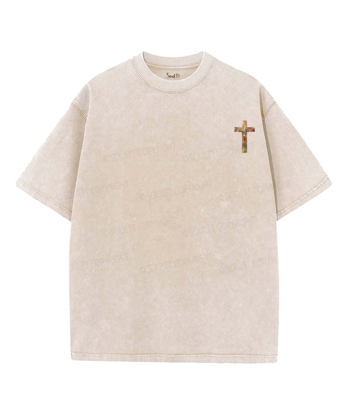 Fatherhood Is Kingdom Work Double Sided Unisex Washed Christian T-shirt