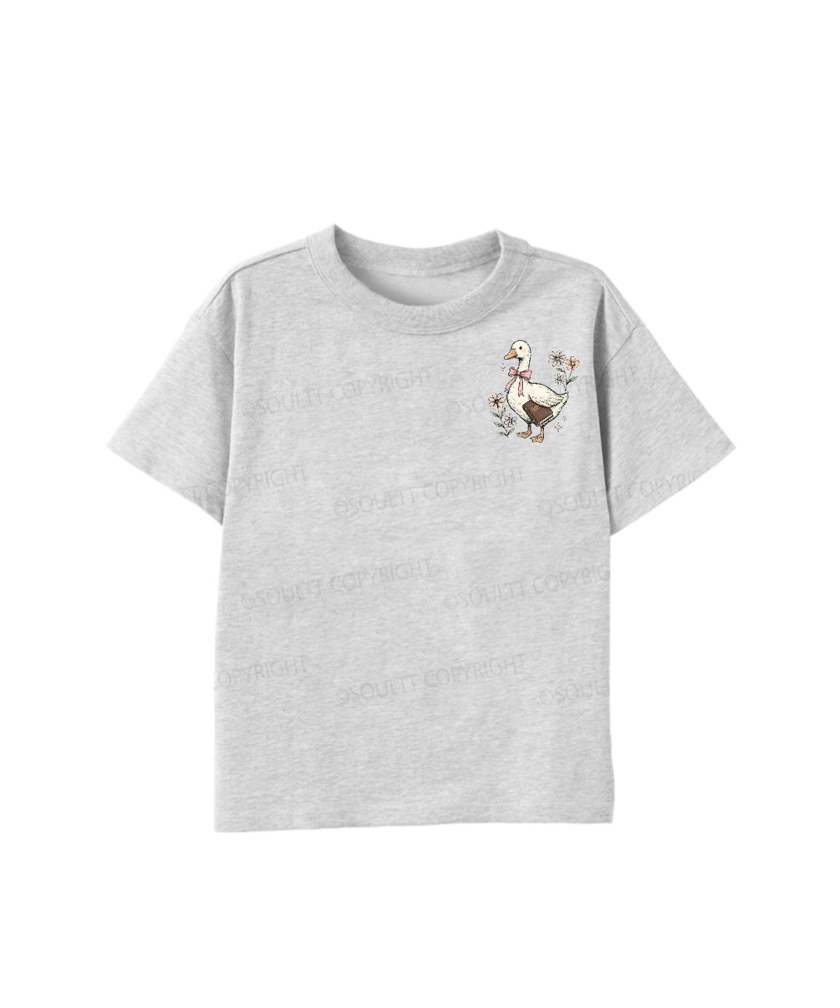 Kids Off To Praise The Lord Double Sided Cotton Christian T-shirt