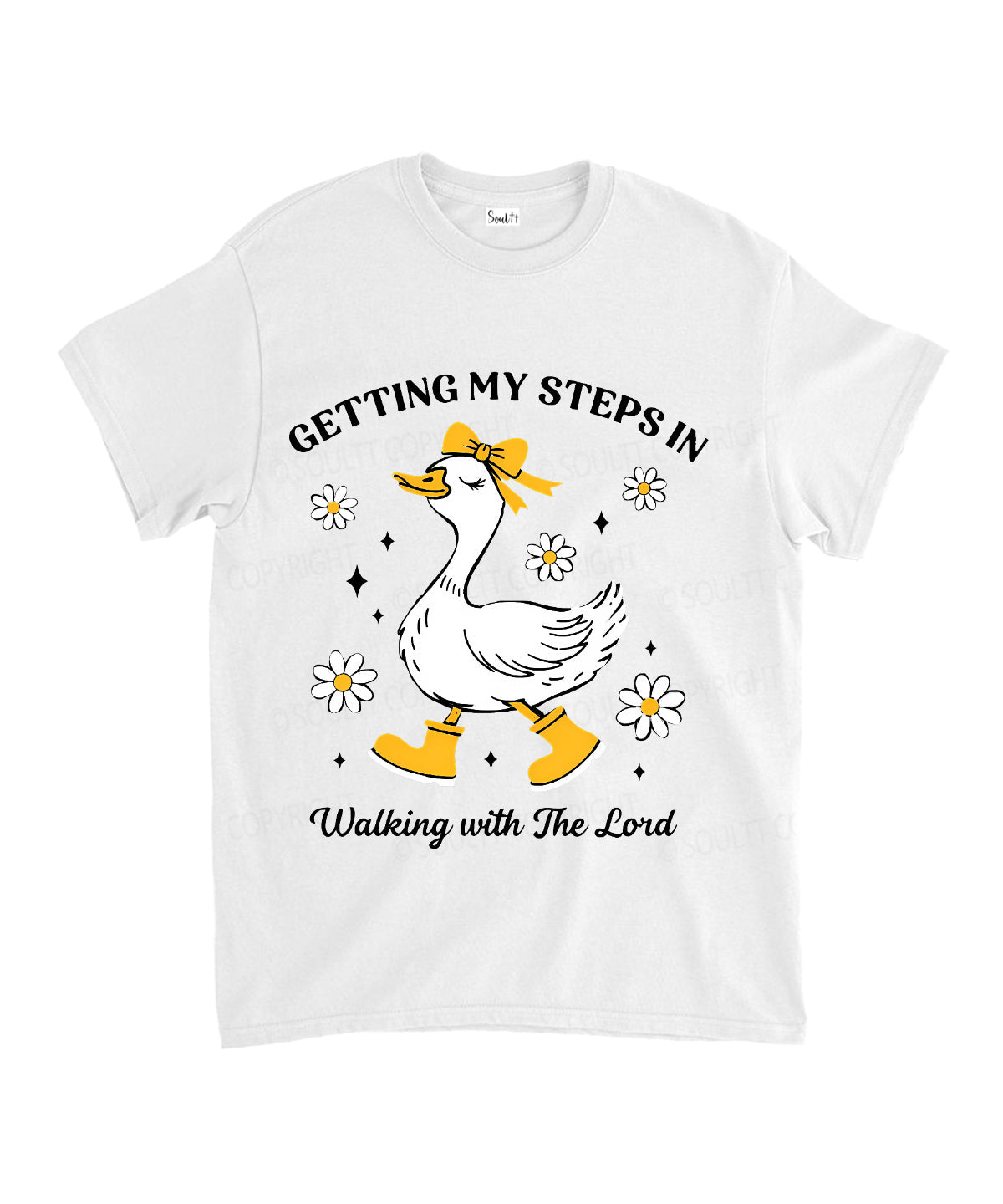Walking With The Lord Unisex Cotton Christian T-Shirt