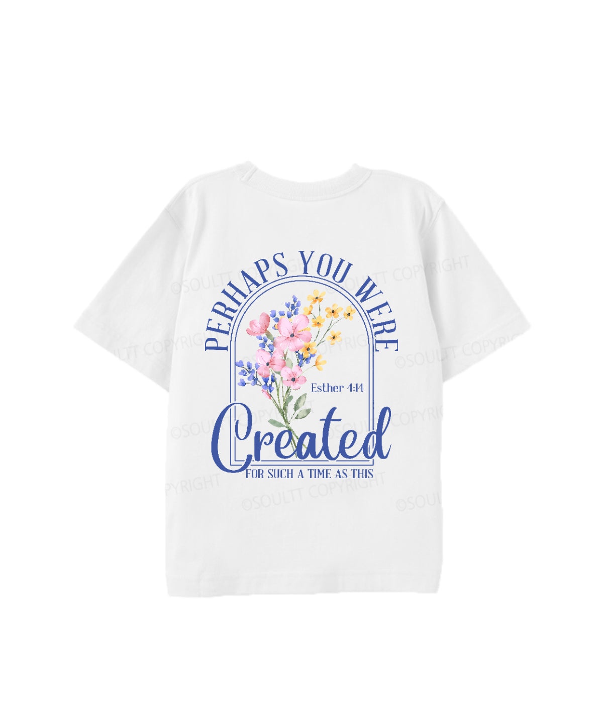 Kids Created For Such A Time Double Sided Cotton Christian T-shirt