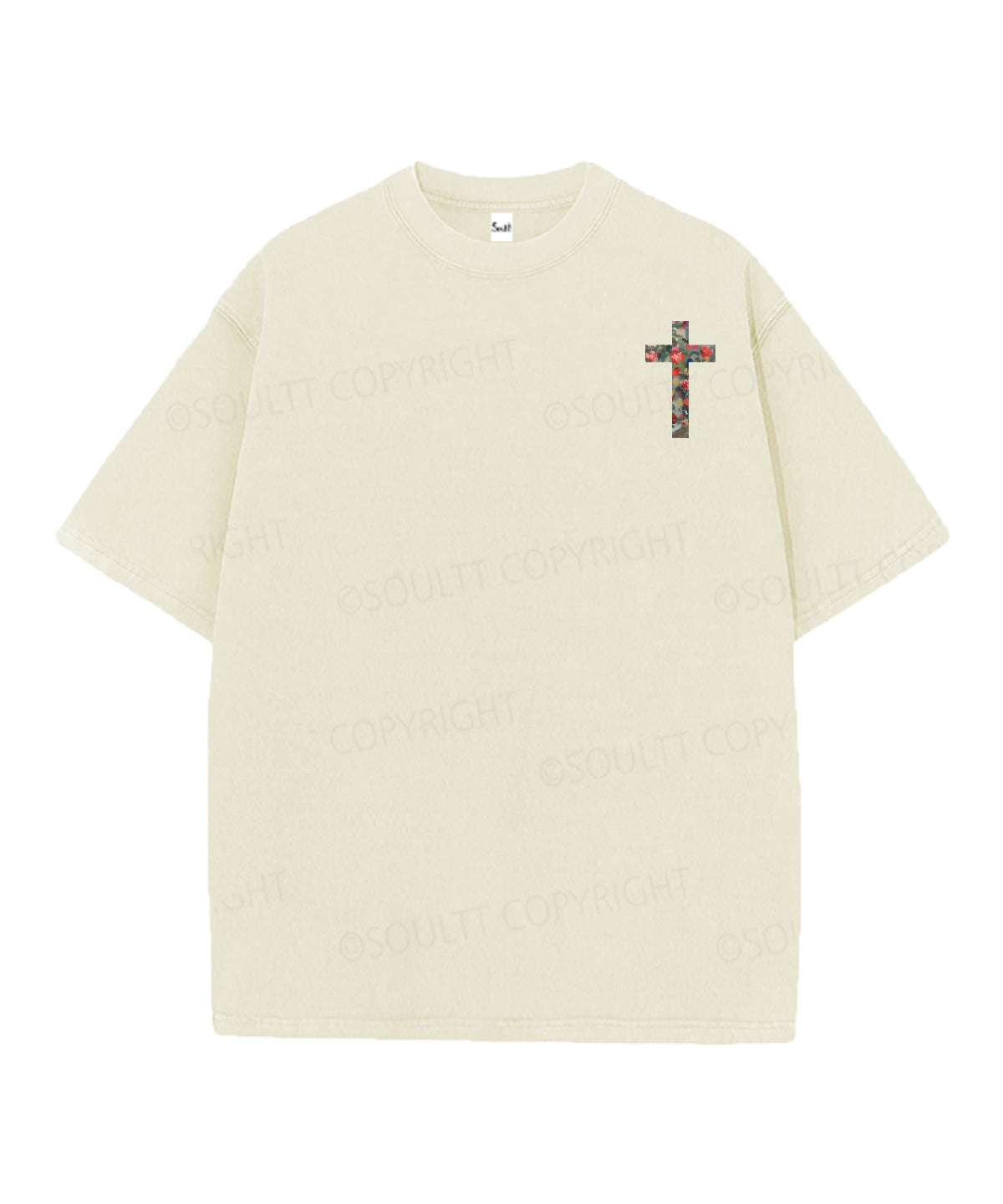 Blessed Is The Nation Whose God Is The Lord Double Sided Unisex Christian Washed T-Shirt & Shorts