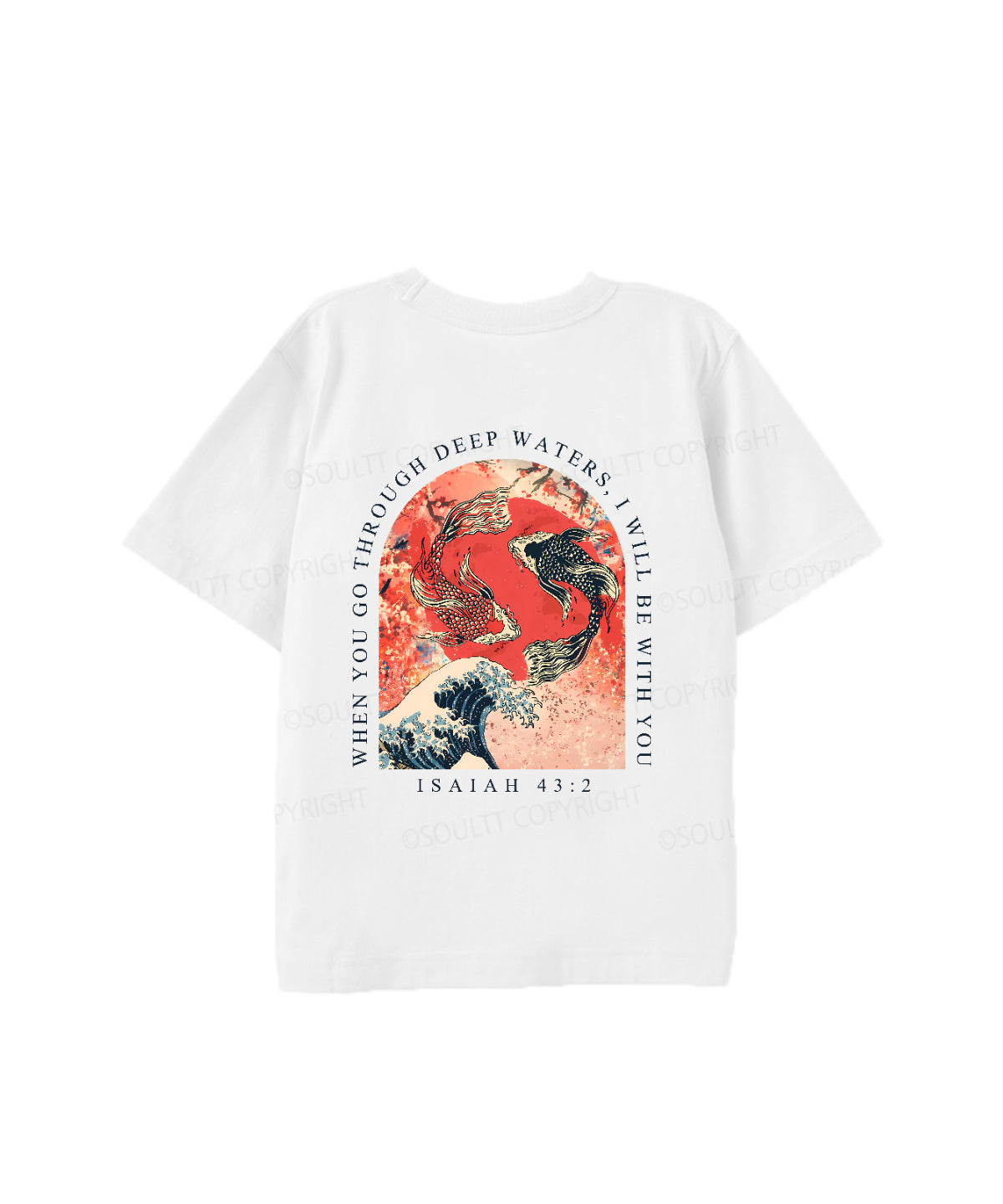 Kids I WIll Be With You Double Sided Cotton Christian T-shirt