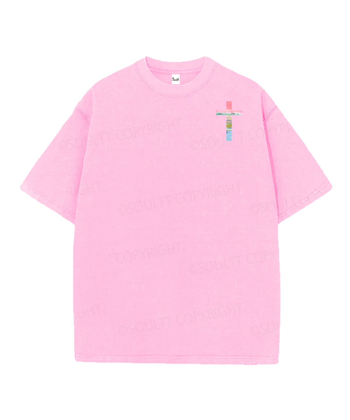 His Mercies Are New Every Morning Double Sided Unisex Christian Washed T-Shirt & Shorts