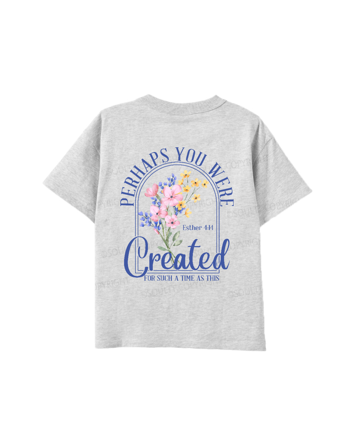 Kids Created For Such A Time Double Sided Cotton Christian T-shirt