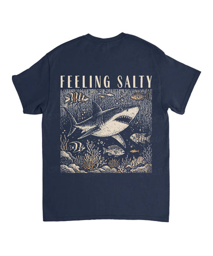 Feeling Salty Double Sided Unisex Cotton Christian T-Shirt