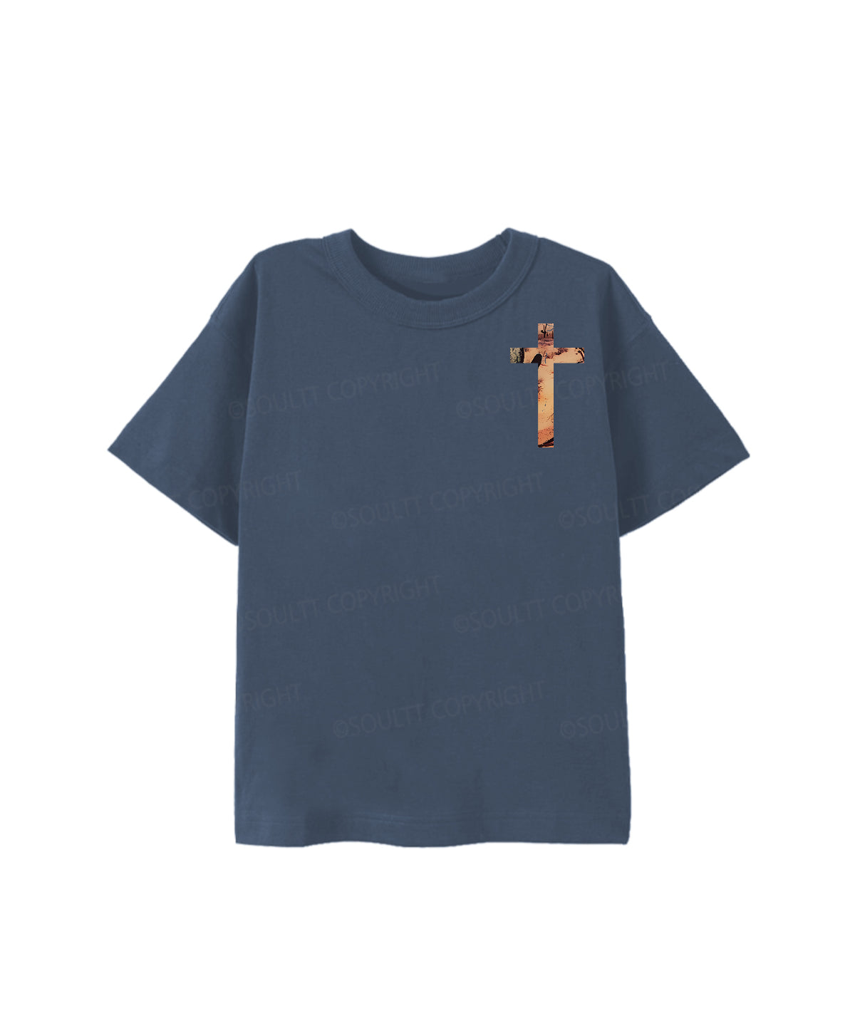 Kids Heavens Declare The Glory Of God Double Sided Cotton Christian T-shirt