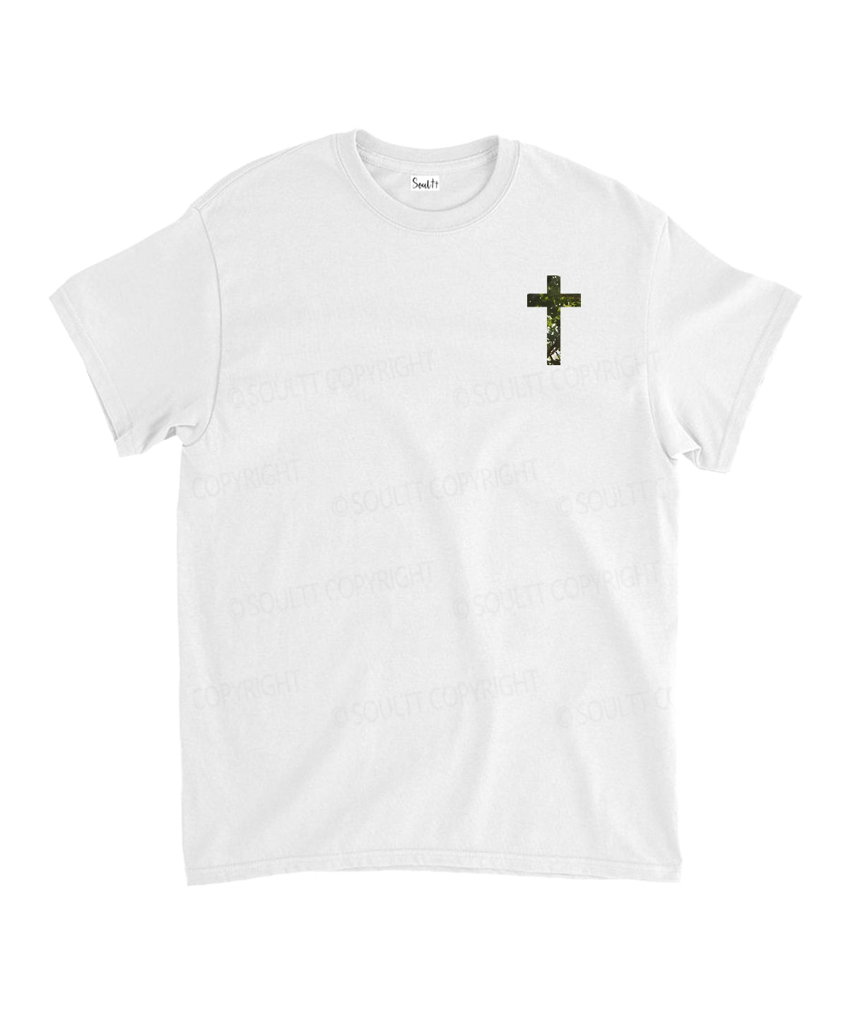 Rooted In Christ Double Sided Unisex Cotton Christian T-Shirt