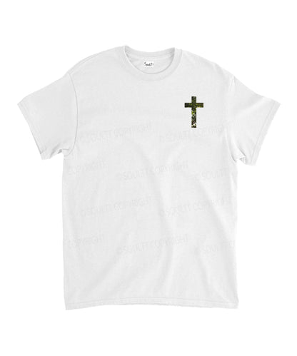 Rooted In Christ Double Sided Unisex Cotton Christian T-Shirt