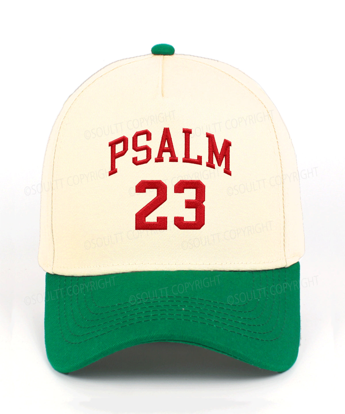 Psalm 23 Embroidered Christian Trucker Hat