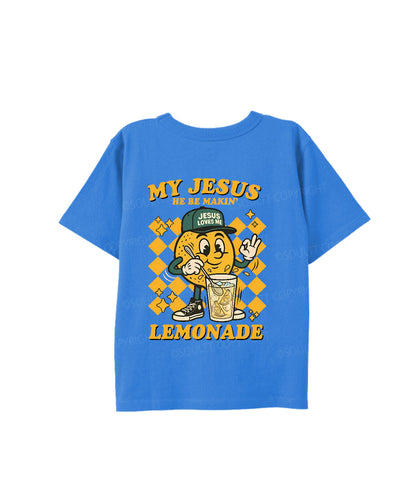 Kids Life Gave Me Some Lemons Double Sided Cotton Christian T-shirt