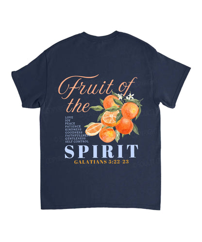 Fruit Of The Spirit Double Sided Unisex Cotton Christian T-Shirt