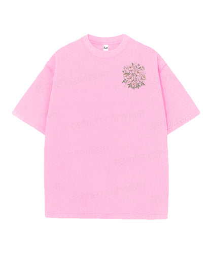 Rooted In Christ Double Sided Unisex Christian Washed T-Shirt & Shorts