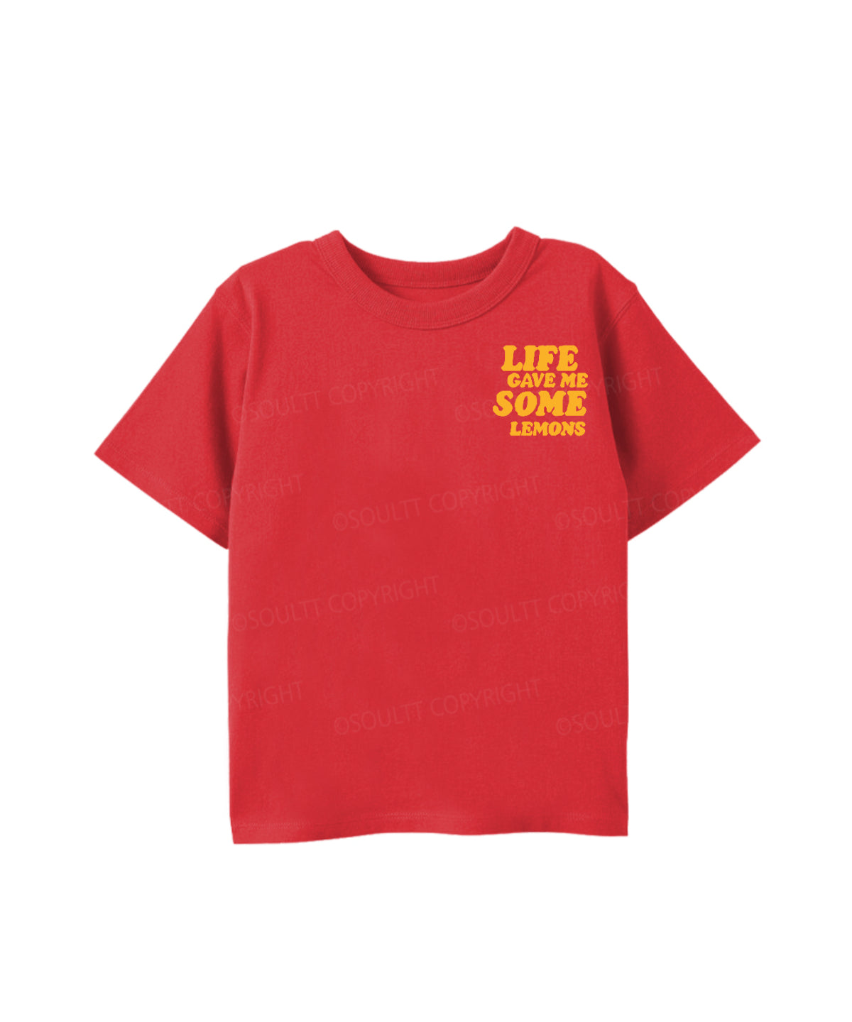 Kids Life Gave Me Some Lemons Double Sided Cotton Christian T-shirt