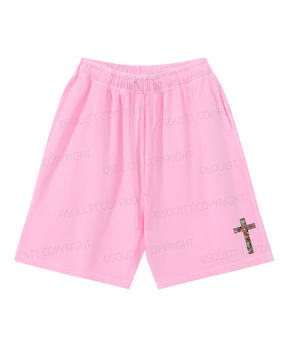 Blessed Is The Nation Whose God Is The Lord Double Sided Unisex Christian Washed T-Shirt & Shorts