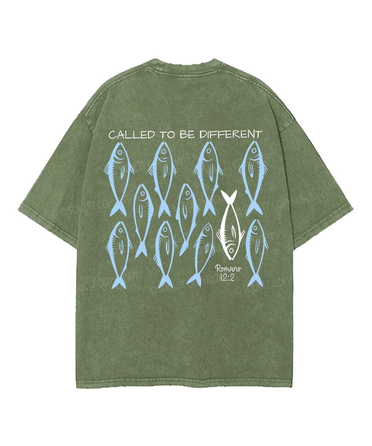 Called To Be Different Double Sided Unisex Washed Christian T-shirt