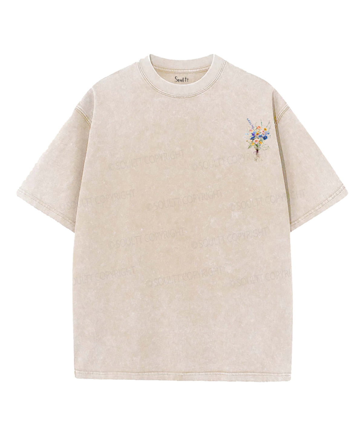 Created For Such A Time Double Sided Unisex Washed Christian T-shirt