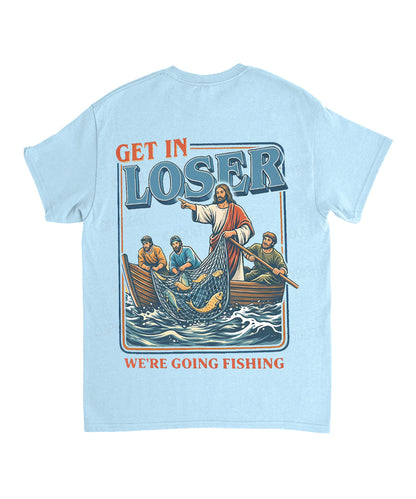 We're Going Fishing Double Sided Unisex Cotton Christian T-Shirt