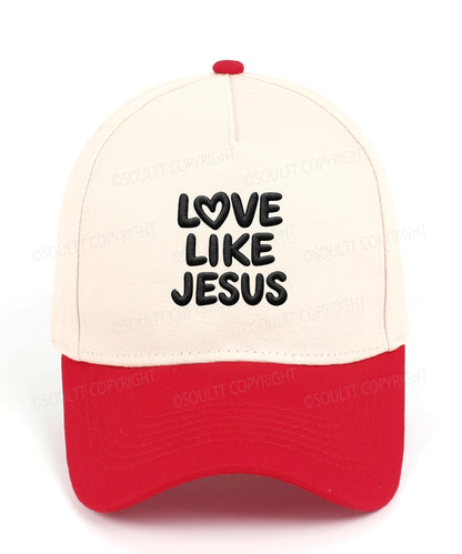 Love Like Jesus Embroidered Christian Trucker Hat