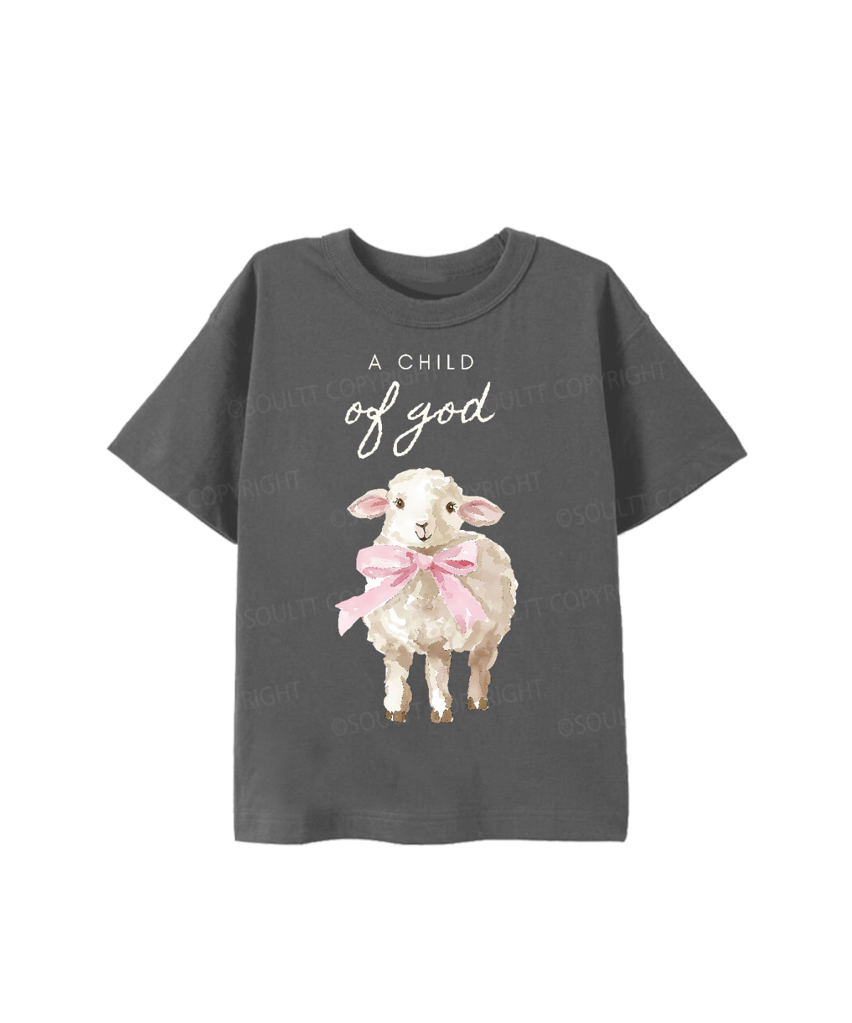 Kids A Child Of God Cotton Christian T-shirt