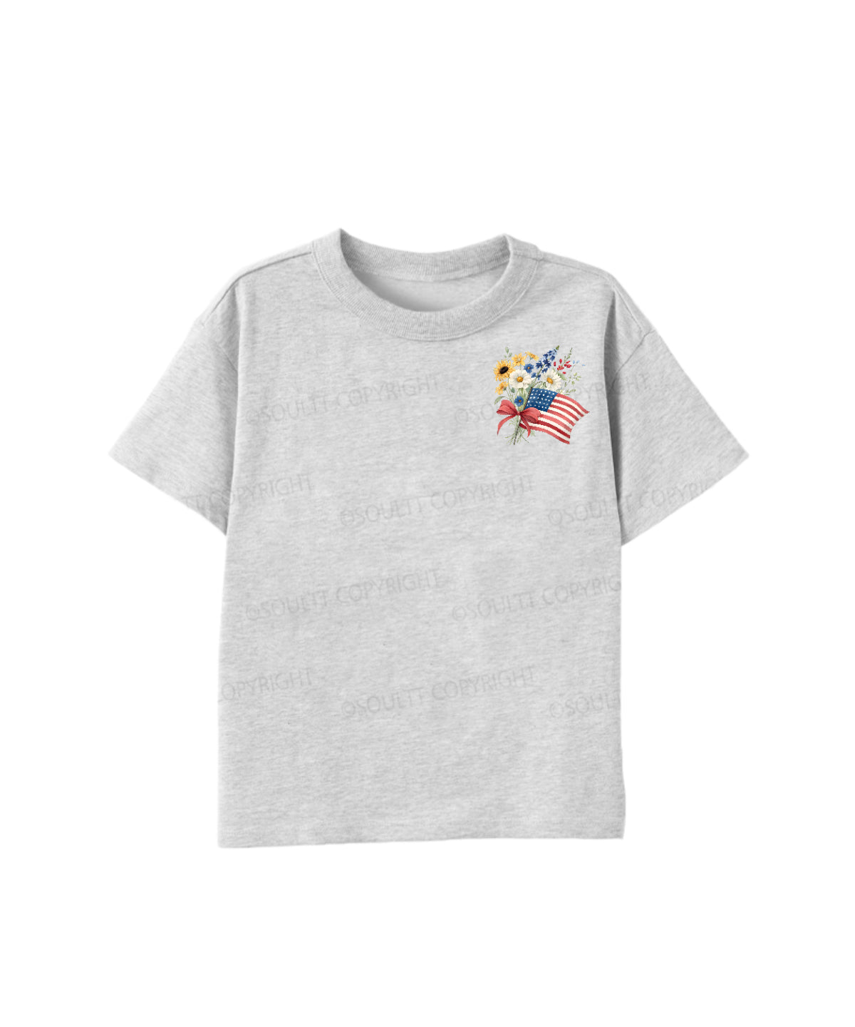 Kids 250 Years America Anniversary Double Sided Cotton Christian T-shirt