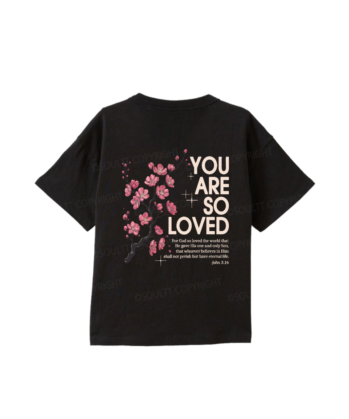 Kids You Are So Loved Double Sided Cotton Christian T-shirt