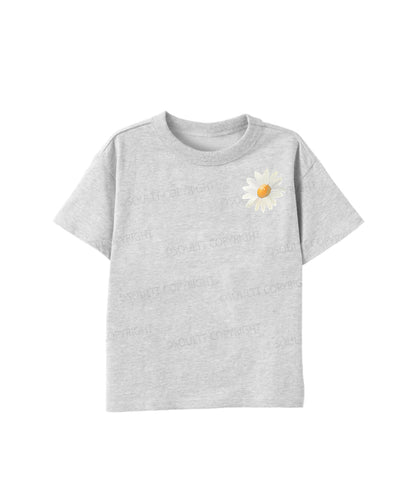 Kids Consider The Wildflowers Double Sided Cotton Christian T-shirt