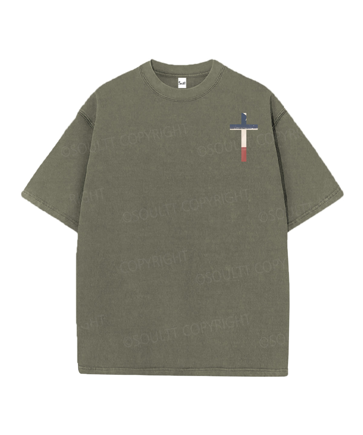 250 Years America Anniversary Double Sided Unisex Christian Washed T-Shirt & Shorts