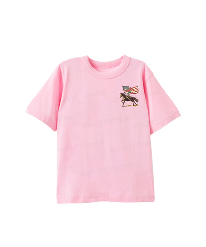 Kids One Nation Under God Double Sided Cotton Christian T-shirt