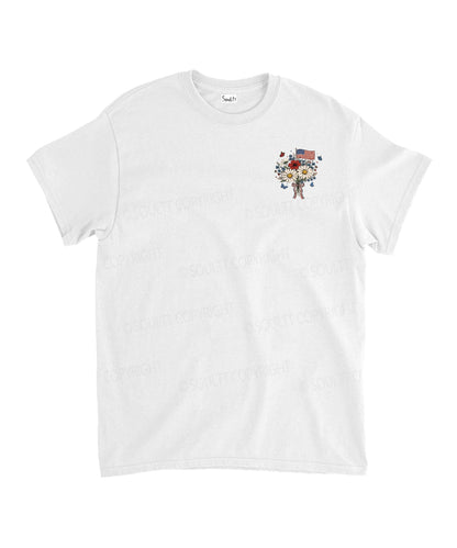 Faith Freedom Double Sided Unisex Cotton Christian T-Shirt