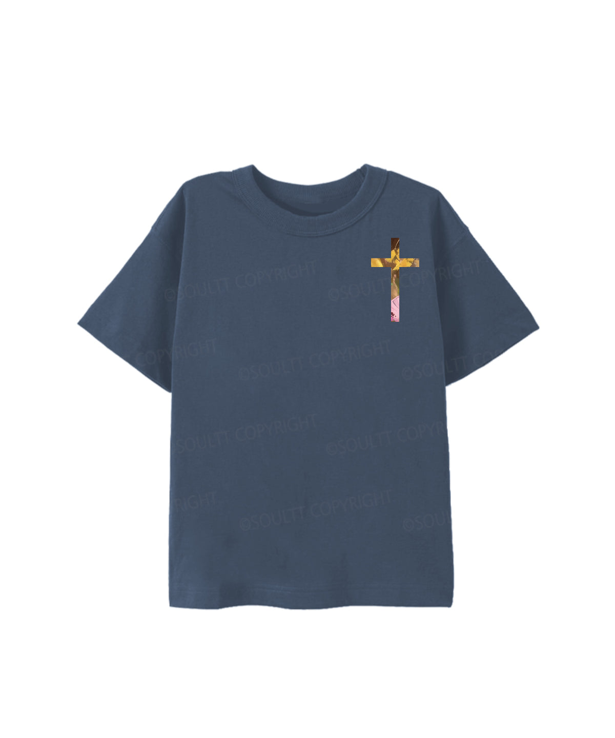 Kids The Lord Is My Shepherd Double Sided Cotton Christian T-shirt