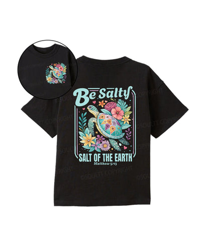 Kids Salt Of The Earth Double Sided Cotton Christian T-shirt