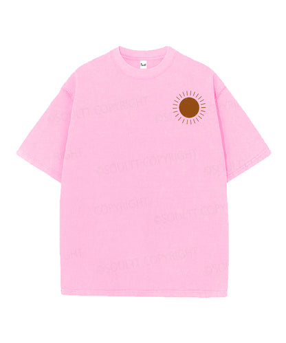 Praise The Lord Double Sided Unisex Christian Washed T-Shirt & Shorts