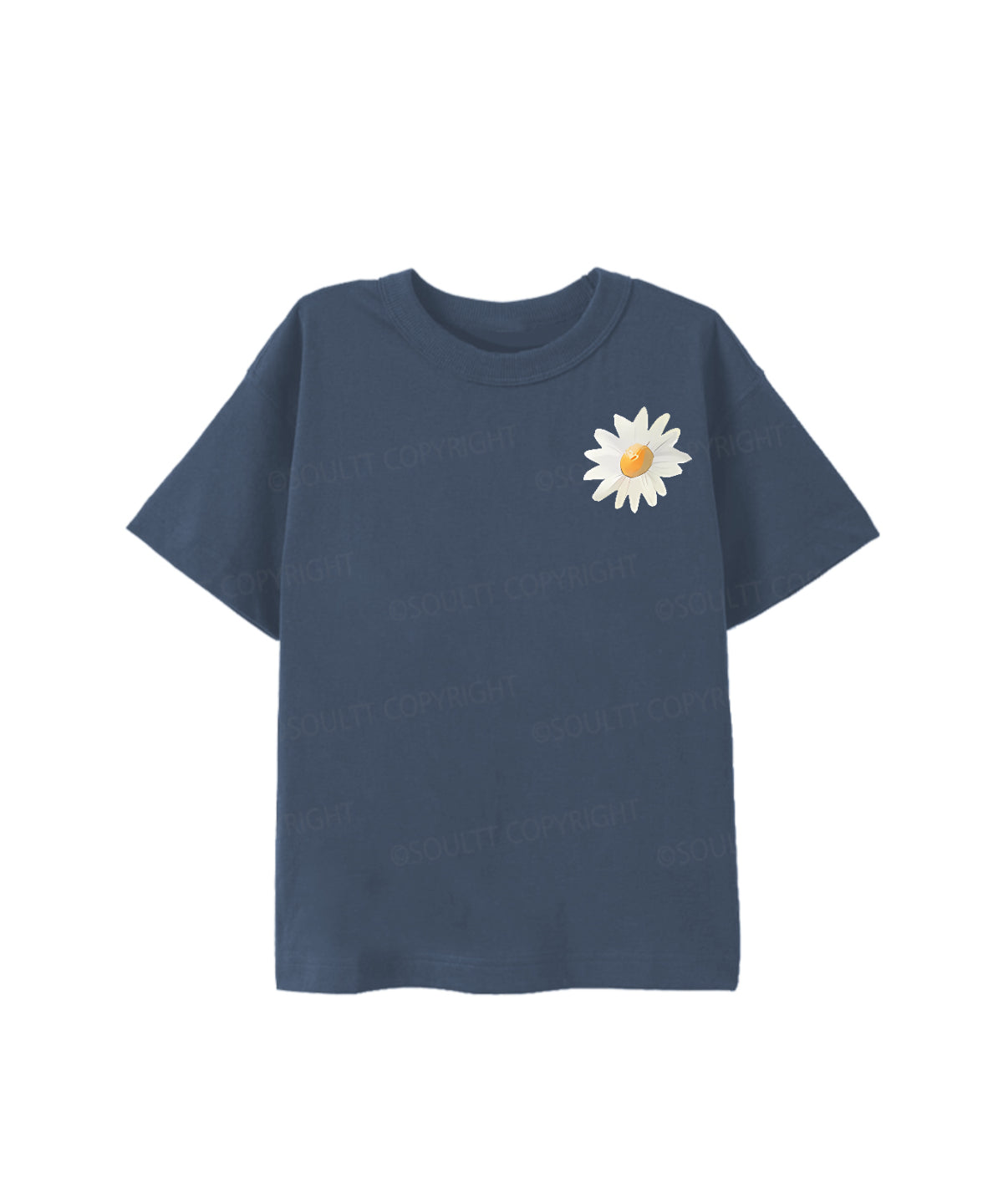 Kids Consider The Wildflowers Double Sided Cotton Christian T-shirt