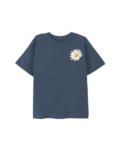Kids Consider The Wildflowers Double Sided Cotton Christian T-shirt