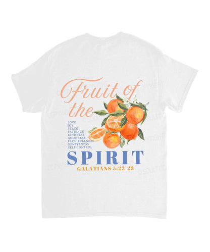 Fruit Of The Spirit Double Sided Unisex Cotton Christian T-Shirt